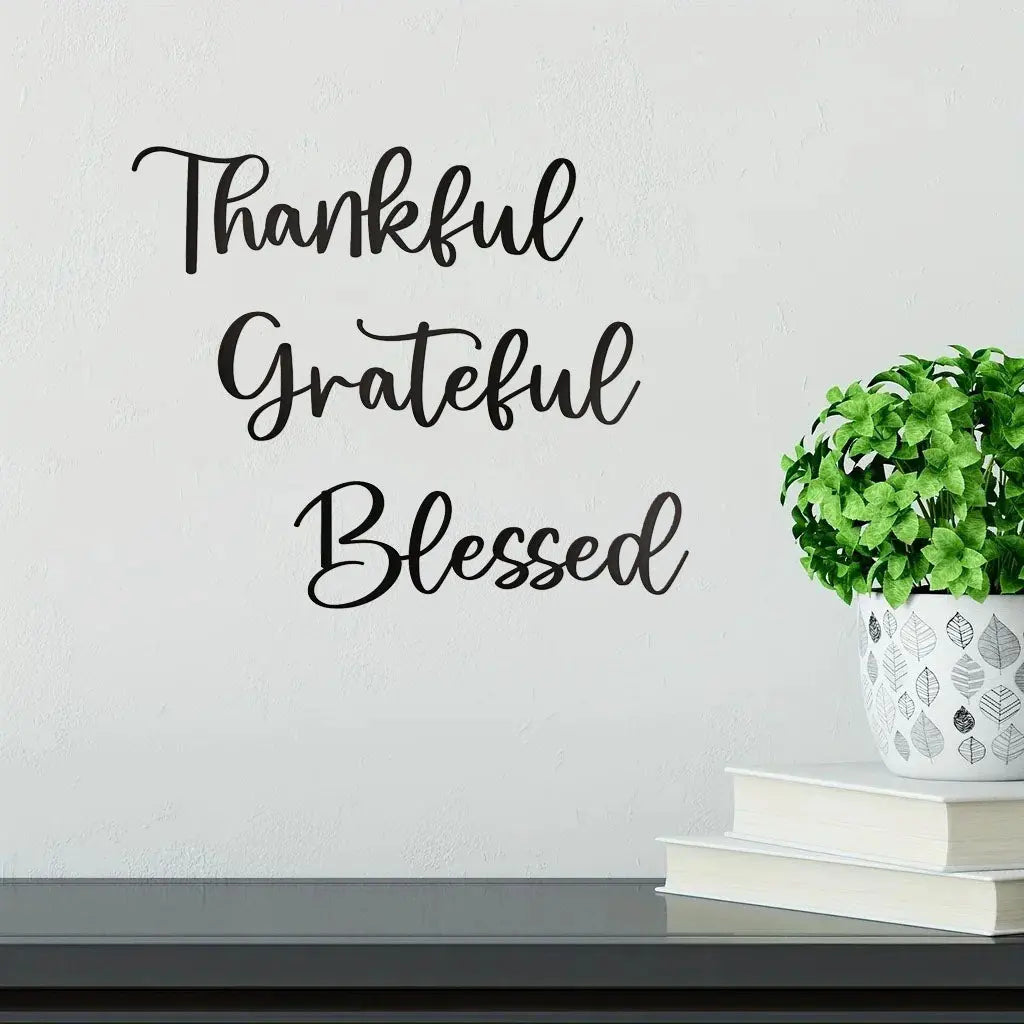 3-Piece Give Thanks' Scripture Wall Art Set Know You're Still Able