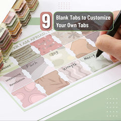 Bible Tabs (75Pcs/Set), Laminated Bible Tabs for Women and Men, Bible Index Tabs, Bible Book Tabs, Bible Labels Tabs, Office Stationery & Supplies