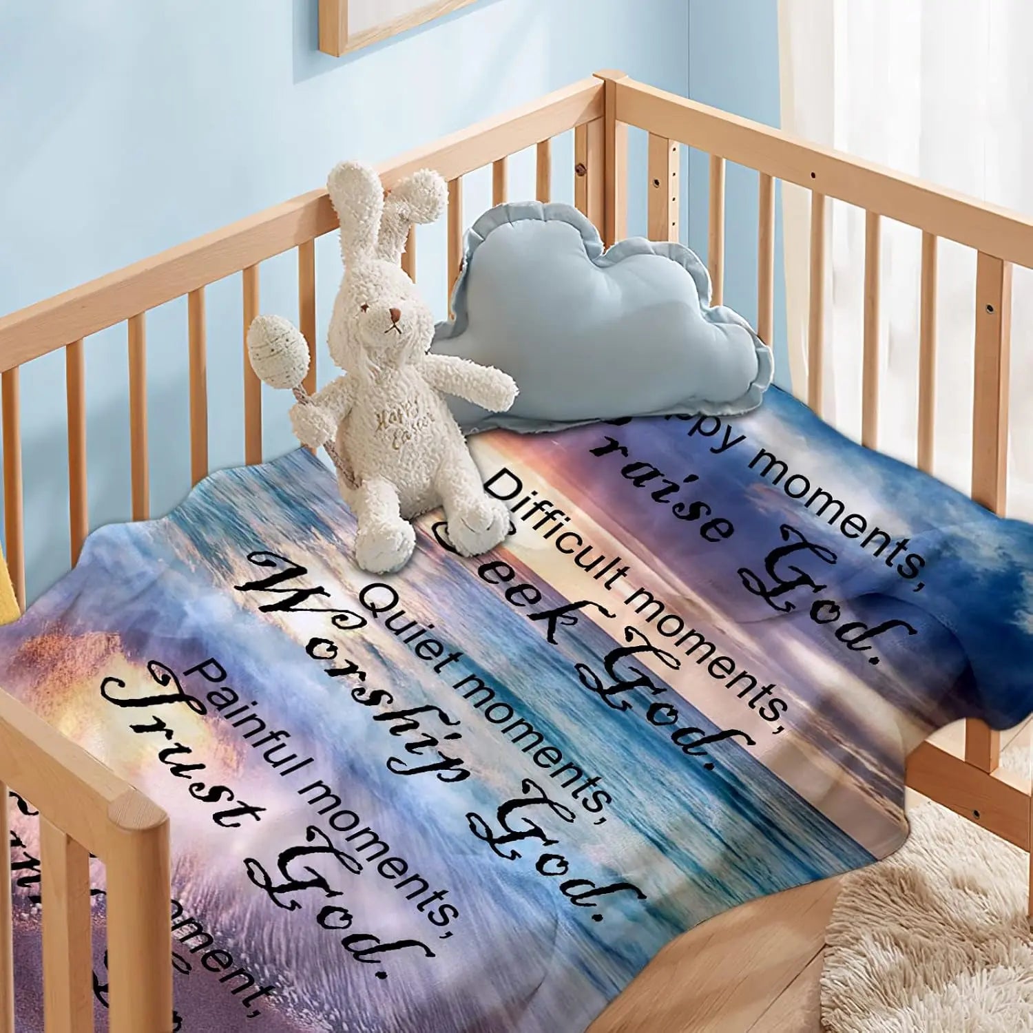 Mayakaka Bible Verse Throw Blanket