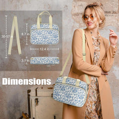 Bible Cover Carrying Case for Women, Bible Study Supplies Journaling Kit, Bible Tote Bag Accessories Christian Gifts for Women Men Girls Boys