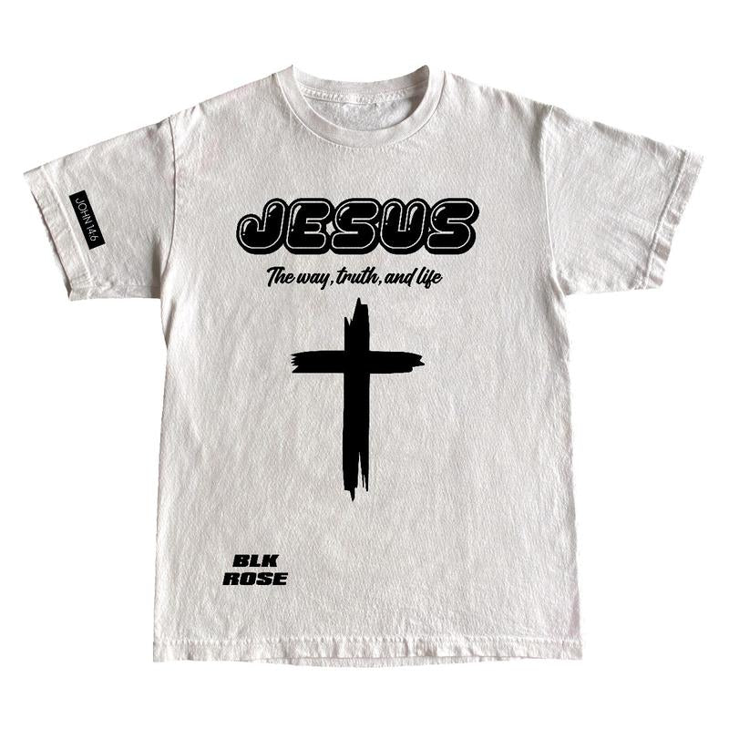 Jesus T Shirt, Revelation T Shirt, Yeshua Tee, Alpha and Omega, Christian T Shirt Cotton Whitethe Beginning and the End T Shirt, Jesus T Shirt, Jesus Christ T Shirt, Bible Verse T Shirt, Bible T Shirt, Cross T Shirt, God T Shirt, YHW