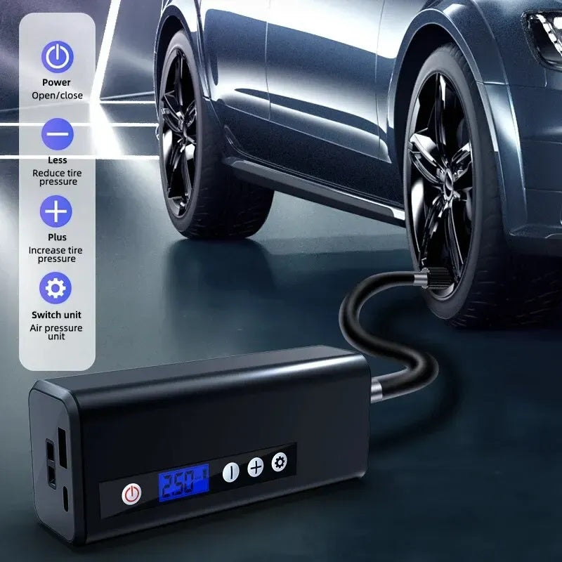 Portable Car Compressor K8 Electric Tire Inflator Air Injector
