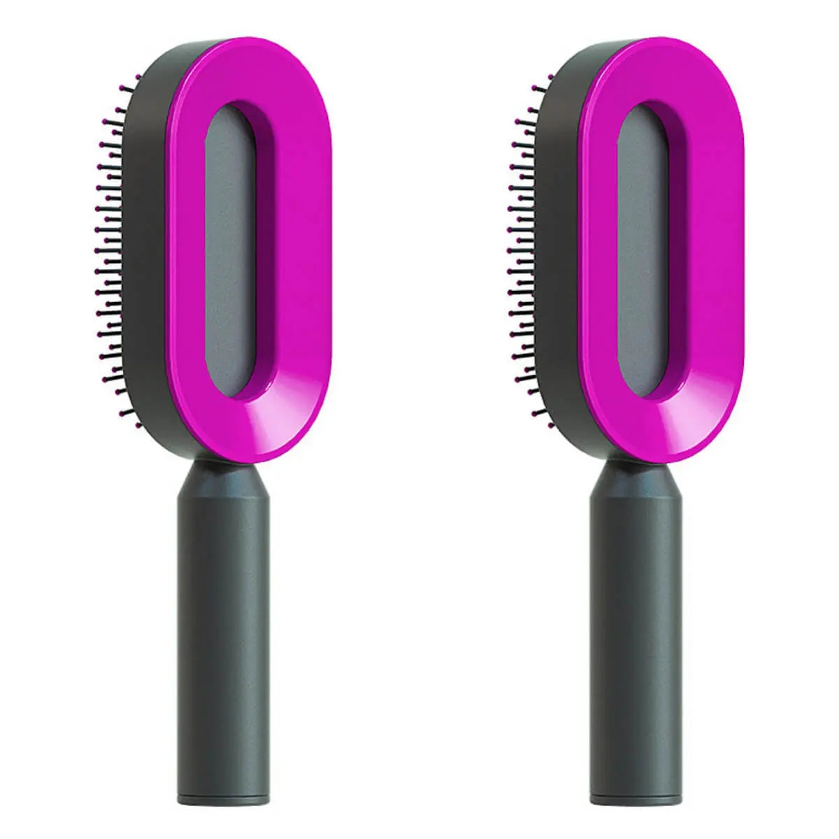Self Cleaning Hair Brush For Women One-key Cleaning Hair Loss Airbag Massage Scalp Comb Anti-Static Hairbrush Know You're Still Able