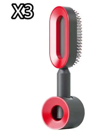 Self Cleaning Hair Brush For Women One-key Cleaning Hair Loss Airbag Massage Scalp Comb Anti-Static Hairbrush Know You're Still Able