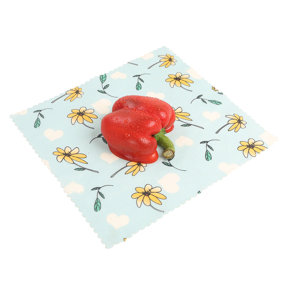 Reusable Organic Cotton Beeswax Wraps - Natural Zero Waste Alternative to Plastic