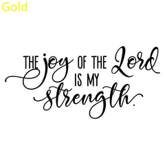 Joy Of The Lord Christian Decal Know You're Still Able