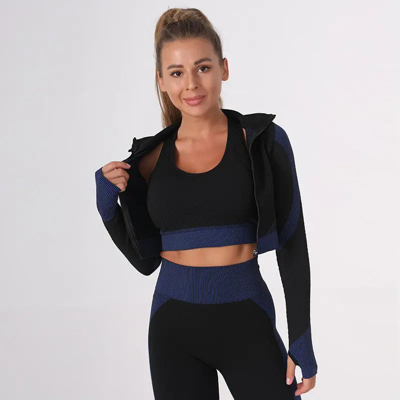 Exercise Workout Outfit |Three-piece Suit Know You're Still Able