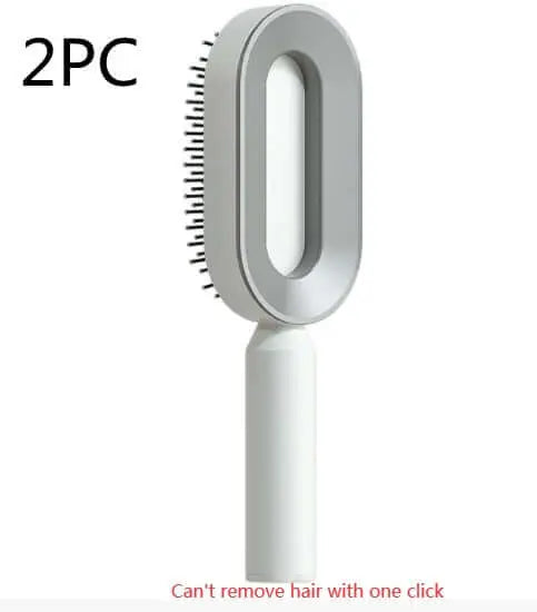 Self Cleaning Hair Brush For Women One-key Cleaning Hair Loss Airbag Massage Scalp Comb Anti-Static Hairbrush Know You're Still Able