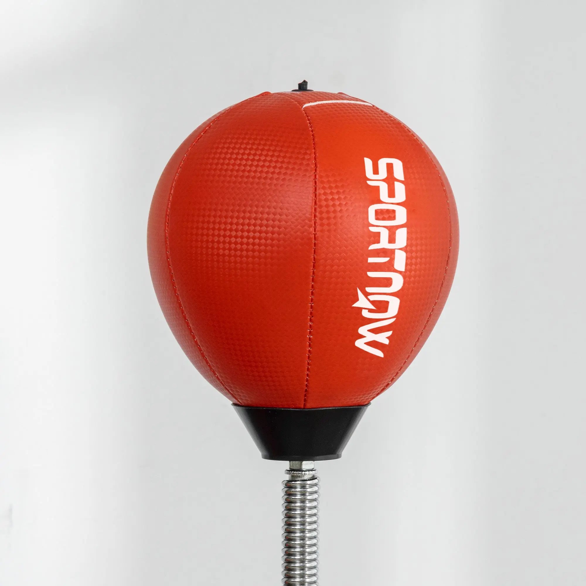 4.6'-6.7' Speed Bag Boxing Bag Stand, Reflex Bag Boxing Training Equipment, Speed Punching Bag, Red Know You're Still Able