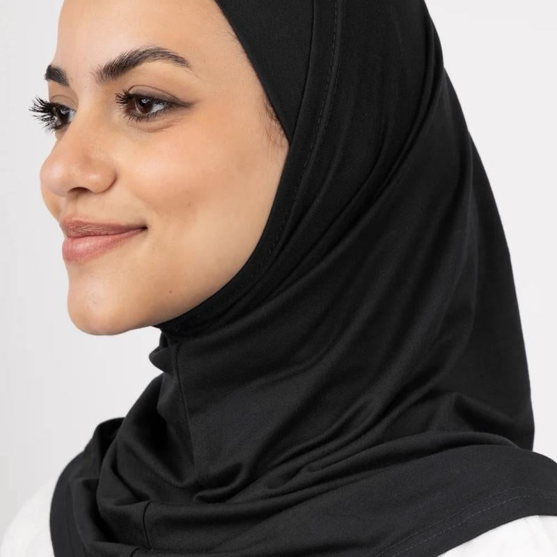2Pcs Syrian Hijab Pure Lycra Cotton