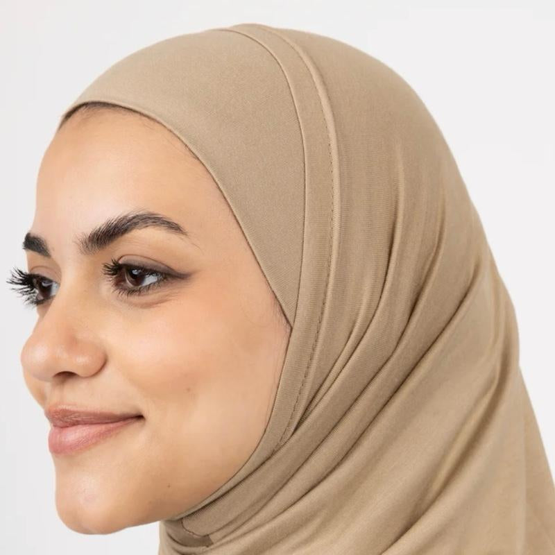 2Pcs Syrian Hijab Pure Lycra Cotton