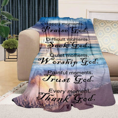 Mayakaka Bible Verse Throw Blanket