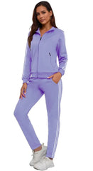Women's Fashionable Printed Sports Long-Sleeve Hoodie Set Know You're Still Able