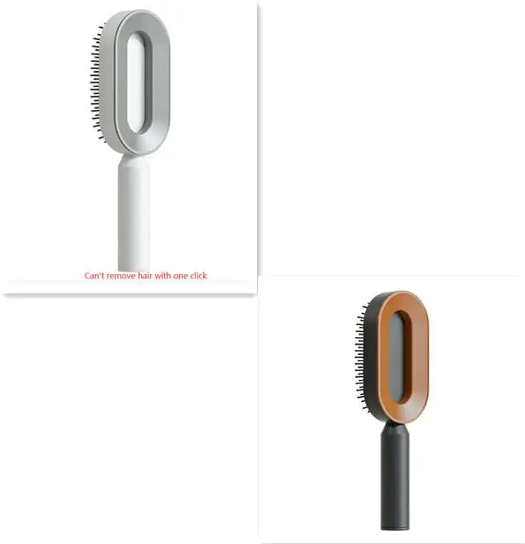 Self Cleaning Hair Brush For Women One-key Cleaning Hair Loss Airbag Massage Scalp Comb Anti-Static Hairbrush Know You're Still Able
