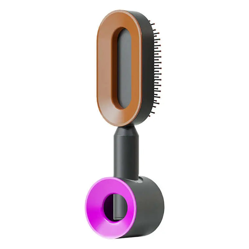Self Cleaning Hair Brush For Women One-key Cleaning Hair Loss Airbag Massage Scalp Comb Anti-Static Hairbrush Know You're Still Able