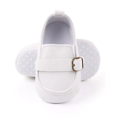 Christian Shoes Baby Boy Shoes 1 Year PU Leather Soft Cute Moccasins Bebe Fashion White Baptismal Shoes Baptism Shoes for Girls